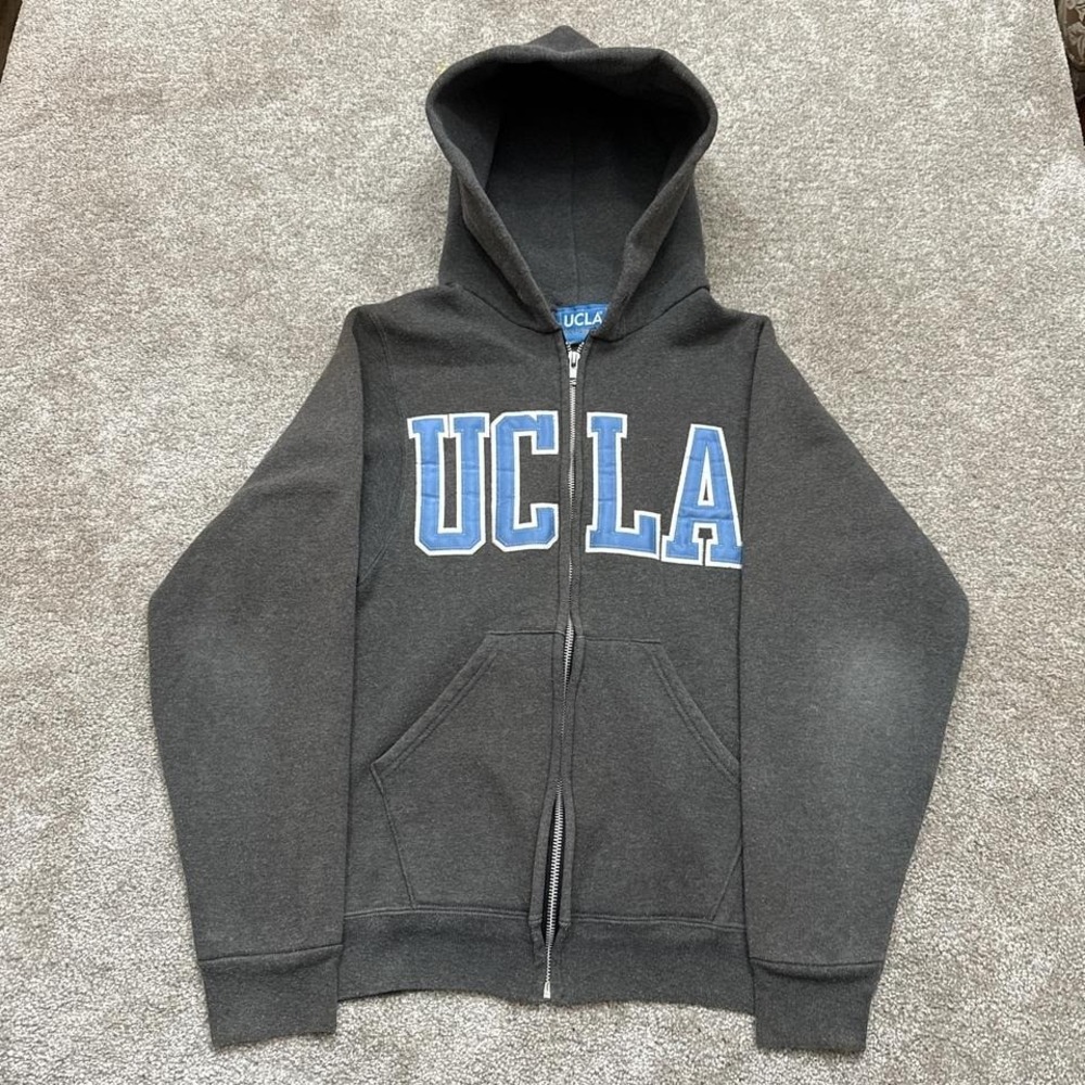 Vintage 90's UCLA Bruins Hoodie X-Small Made in USA Collegiate Sweatshirt - Picture 1 of 8